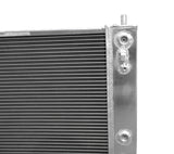 GPI Aluminum Radiator & two fans For 2005-2013 Chevy Corvette Z06 C6 V8 Saab 9-7x Double Oilcooler  2005 2006 2007 2008 2009 2010 2011 2012 2013