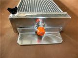 GPI Universal Full Heat Exchanger aluminum Air to Water Intercooler 24"x 8"x2.5"  &  fans