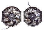 GPI 2pcs 10" inch 12V Universal Electric Radiator Intercooler Fan &mounting kit new