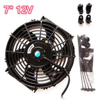 GPI 2X 7" 7 inch Universal Electric Radiator/Intercooler COOLING Fan +mounting kit