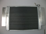 GPI 4 pass 3core Aluminum Radiator for Mazda RX2 RX3 RX4 RX5 RX7  without Heater pipe MT