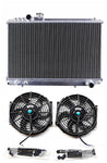 GPI Aluminum RADIATOR +fan FOR TOYOTA SUPRA MK3 JZA70 1JZ-GTE TWIN-TURBO 2.5L 1988-1993 1988 1989 1990 1991 1992 1993