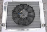 50mm 2Row Aluminum Radiator & fan For 1964 1965 1966 FORD MUSTANG V8 289 MT