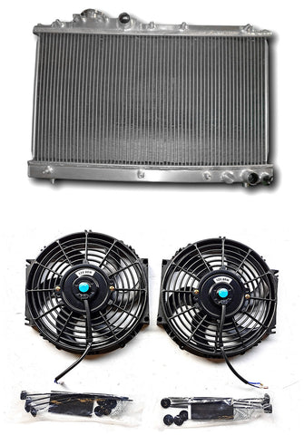 GPI Aluminum Radiator&Fans for Toyota Celica ST205 GT4 3S-GTE 1994-1999 1994 1995 1996 1997 1998 1999