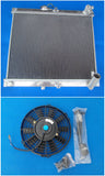 GPI Aluminium Radiator+16''fan FOR 1986-1988 Mazda RX7 FC3S S4 1986 1987 1988 Manual MT