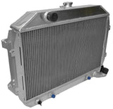 GPI Aluminum Radiator +2xfan For Nissan Datsun 260Z 240Z Fairlady Z S30 2.4/2.6 70-75 AT/MT 1970 1971 1972 1973 1974 1975