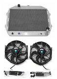 GPI Aluminum Radiator +2xfan For Nissan Datsun 260Z 240Z Fairlady Z S30 2.4/2.6 70-75 AT/MT 1970 1971 1972 1973 1974 1975