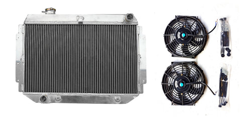 GPI 56MM  Aluminium Radiator+2x'fan for Holden Kingwood HG HT HK HQ HJ HX V8 Auto