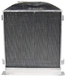 GPI 64mm 3core aluminum radiator + Fan for 1932 Ford Hiboy Hi-Boy Ford engine