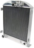 GPI 64mm 3core aluminum radiator + Fan for 1932 Ford Hiboy Hi-Boy Ford engine