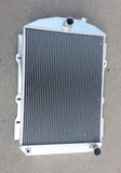 GPI 62 MM aluminum radiator fit chevy hot/street Rod 350 V8 W/Tranny Cooler MT 1938