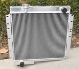GPI 62mm 3 ROW ALUMINUM RADIATOR+16''fan For TOYOTA LAND CRUISER BJ40 BJ42 3.0 Diesel 1974-1984 MT  1974 1975 1976 1977 1978 1979 1980 1981 1982 1983 1984