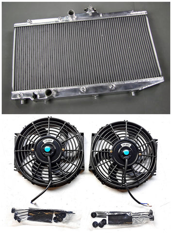 GPI Aluminum Radiator &FAN For 1987-1994 Toyota Corolla AE90 AE92 AE94 Sedan/Seca Auto/Manual 1987 1988 1989 1990 1991 1992 1993 1994