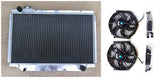 GPI Aluminum Radiator+Fans for 1990-1998 TOYOTA Land Cruiser 80 Series HDJ80/HZJ80 HDJ 80/HZJ 80  MT 1990 1991 1992 1993 1994 1995 1996 1997 1998