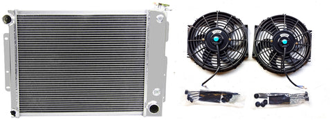 GPI 4CORE RADIATOR & FAN FOR 1967-1969 CHEVY CAMARO/Pontiac FIREBIRD T/A 5.3L-5.7L V8 1967 1968 1969