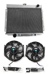 GPI 3 ROW Aluminum RADIATOR & fans FOR 1967-1970 Ford Mustang / Mercury Cougar/XR7 /Torino 1967 1968 1969 1970