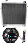 GPI Aluminum Radiator +  Fan for 1988-1995  Toyota Pickup Truck 3.0L V6 1988 1989 1990 1991 1992 1993 1994 1995