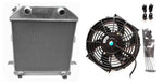 GPI 3 Row Aluminum Radiator& fan For 1939-1941 Ford Mercury Flat Head Deluxe Standard V8 1939 1940 1941