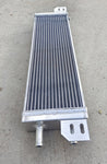 GPI Air to Water Intercooler Aluminum Liquid Heat Exchanger RACING & fans Overall Size: 23.5x6.75x2.75(end-tank) inch