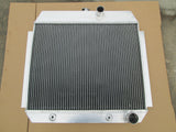 GPI 3 ROW 64MM Aluminum Radiator +16''fan for 1951-1954 CHEVY W/COOLER 1951 1952 1953 1954