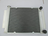 GPI 3core Aluminum Radiator &fan for Mazda RX2 RX3 RX4 RX5 RX7   without Heater pipe MT