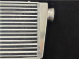 Universal 18*13.2*3.3" FMIC Front Mount Aluminum Intercooler& fan Tube&Fin Turbo