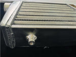 Universal 18*13.2*3.3" FMIC Front Mount Aluminum Intercooler& fan Tube&Fin Turbo