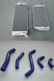 GPI GPI R&LH Aluminum Radiator +HOSE FOR Kawasaki KX 450F KX450F KXF450 2008