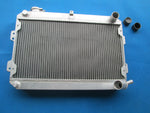 GPI 56mm 3 core aluminum radiator +10''fan FOR 1979-1985 MAZDA RX7 RX-7 SA/FB S1/S2/S3,79-85 1979 1980 1981 1982 1983 1984 1985