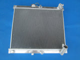 GPI Aluminium Radiator+16''fan FOR 1986-1988 Mazda RX7 FC3S S4 1986 1987 1988 Manual MT