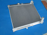 GPI Aluminium Radiator+16''fan FOR 1986-1988 Mazda RX7 FC3S S4 1986 1987 1988 Manual MT