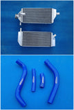 Aluminum Radiator &Hose For Yamaha YZ250F YZ 250 F 2014-2018,YZ450F YZ 450 F 2014 2017 2015 2016 2017