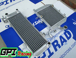 GPI Aluminum radiator FOR HONDA RVF400 NC35 or NC30 VFR400 lower with fan bracket