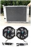 Aluminum Radiator + fans fit 1979-1986 Holden Commodore VB VC VH VK V8  MT 1980 1981 1982 1983 1984 1985