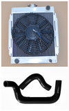 GPI 3 row aluminum radiator & HOSE & FAN FOR datsun 1200 manual 1970 1971 1972 1973 1974 1975 1976