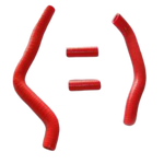 GPI SILICONE RADIATOR HOSE FOR  2003-2007 KAWASAKI KX125 KX 125 2003 2004 2005 2006 2007