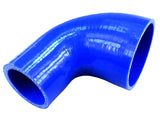 GPI 64mm-76mm 2.5" 3" 90 Degree Silicone Hose Joiner Bend Reducer Elbow Intake Pipe