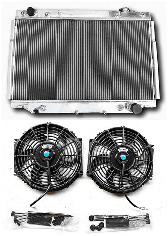 ALUMINUM RADIATOR + FAN for Toyota Land Cruiser 4.5L l6 1993-1997 1993 1994 1995 1996  1997