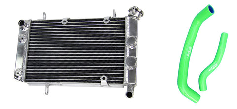 GPI Aluminum/Alloy Radiator & HOSE FOR  2003-2008 Suzuki LTZ400 DVX400 KFX400 DVX 400 KFX 400  2003 2004 2005 2006 2007 2008