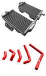 Aluminum Radiator +HOSE FOR 2005-2007  Honda CR250R CR250 CR 250R   2005 2006 2007