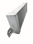 GPI Air to Water Intercooler Aluminum Liquid Heat Exchanger RACING & fans Overall Size: 23.5x6.75x2.75(end-tank) inch