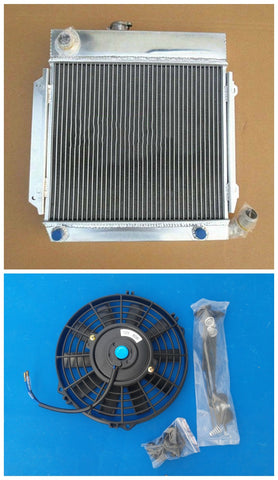 GPI ALUMINUM RADIATOR &FAN for BMW 02 E10 2002/1802/1602/1600/1502 TII/TURBO AT /MT 1968 1969 1970 1971 1972 1973 1974 1975