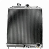 3core Radiator &FAN+ Shroud for 1992-2000 Honda Civic EK EG D15 D16 B16 B18 28mm pipe 1992 1993 1994 1995 1996 1997 1998 1999 2000