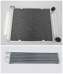 GPI Aluminum Radiator + Oil cooler for Mazda RX2 RX3 RX4 RX5 RX7 without heater pipe