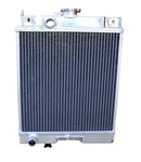 GPI 2ROW aluminum radiator & fan for SUZUKI SWIFT GTI 1.0/1.3/1.6 1989 1990 1991 1992 1993 1994