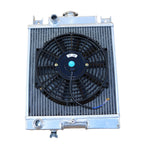 GPI Aluminum Radiator & fan FOR 1989-1994 SUZUKI SWIFT GTI 1.0 1.3 1.6  Manual MT  1989 1990 1991 1992 1993 1994