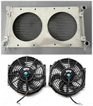 GPI Aluminum Radiator & Shroud & fans for VW GOLF GTI/JETTA GLI/Scirocco/Rabbit/Cabriolet 8V/16V 1980-1992 1980 1981 1982 1983 1984 1985 1986 1987 1988 1989 1990 1991 1992