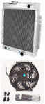 GPI ALUMINUM RADIATOR+SHROUD+FAN for 1964-1966 FORD MUSTANG V8 289 302 WINDSOR AT 1964  1965 1966