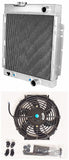 GPI ALUMINUM RADIATOR+SHROUD+FAN for 1964-1966 FORD MUSTANG V8 289 302 WINDSOR AT 1964  1965 1966