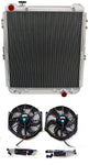 GPI Aluminum Radiator + shroud+fan fit 1993-1996 Toyota Hilux surf KZN130 1KZ-TE 3.0 TD   KZN 130 1993 1994 1995 1996 1997